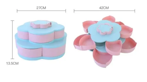 Organizador de dulces Candy bar forma de pétalo rosa - Imagen 4