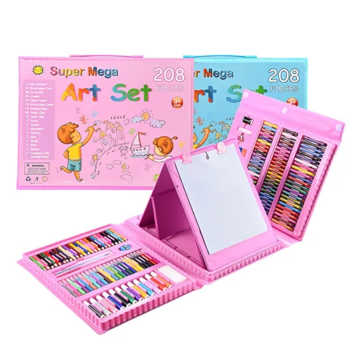 Mega set de Arte Dibujo y Pintura 208 piezas - Imagen 4